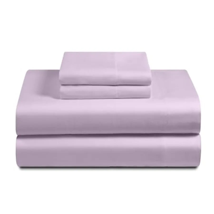 (Premium) Luxury 100% Cotton Percale Sheets Set – 300 Thread Count | Cooling, Breathable & 16" Deep Pocket
