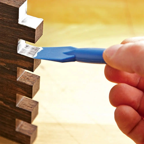 1pc Long Silicone Glue Brush – Wood Glue Applicator Ideal For Woodworking & More – Long-Last Silicone To Hold Wet Glue – Easy To