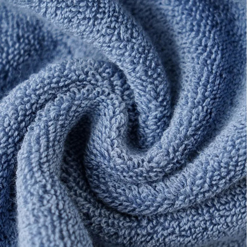 Premium Cotton Bathroom Towels – 1/5/10pcs | Hotel-Quality Embroidered Face & Bath Towels, Soft & Absorbent, 34×74cm / 70×140cm