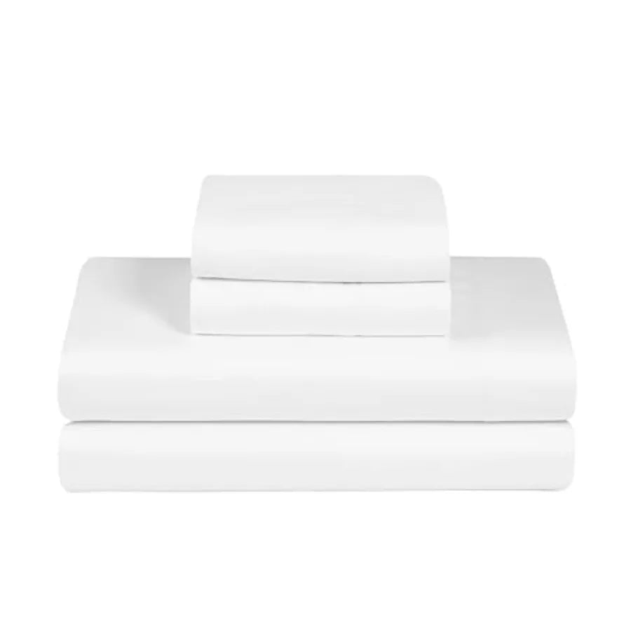 (Premium) Luxury 100% Cotton Percale Sheets Set – 300 Thread Count | Cooling, Breathable & 16" Deep Pocket